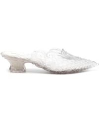 Y. Project - X Melissa Transparent 50 Embossed Mules - Women's - Rubber - Lyst
