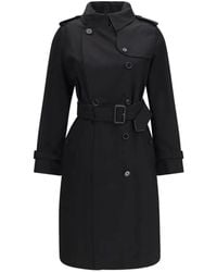 Burberry - Trench Long En Gabardine Lakefield - Lyst
