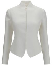 The Row - Brianda Linen Jacket - Lyst