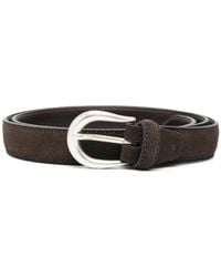 Eraldo - Suede Belt - Lyst