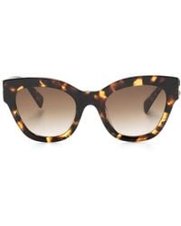 Miu Miu - Logo Oversize-Frame Sunglasses - Lyst