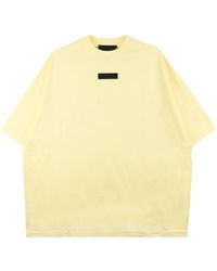 Fear Of God - Logo-Appliqué Cotton T-Shirt - Lyst