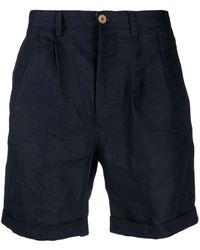 Peninsula - Straight-leg Linen Bermuda Shorts - Lyst