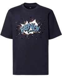 Fendi - T-Shirts And Polos Co+Ricamo:Co+Ricamo:10 - Lyst