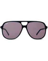 Ray-Ban - Bill Logo-Detail Pilot-Frame Sunglasses - Lyst