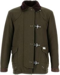 Fay - Parka Con Bolsillo De Parche - Lyst