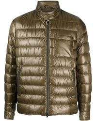 Herno - Quilted Zip-Up Padded Jacket - Lyst