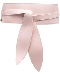 Twinset - Logo-Plaque Wraparound Belt - Lyst