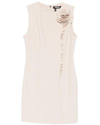 ROTATE BIRGER CHRISTENSEN - Robe Courte À Volants Et À Fleurs - Lyst