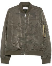 Fendi - Camouflage-Pattern Bomber Jacket - Lyst