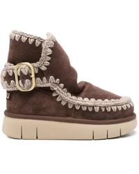 Mou - Bounce Buckle-Strap Boots - Lyst