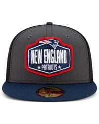 KTZ - 59Fifty New England Patriots 2021 Draft Fitted Cap - Lyst