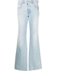 Off-White c/o Virgil Abloh - Bleach Baby baggy Flared Jeans - Lyst
