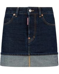 DSquared² - Minifalda Vaquera Cimosa Authentic Japanese - Lyst