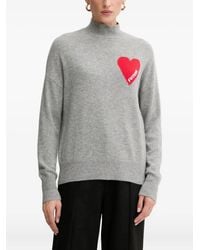 From Future - Heart-Motif Sweater - Lyst