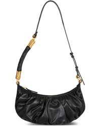 Balmain - Ebene Ruffled Shoulder Bag - Lyst