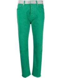 Alexandre Vauthier - Embellished-Band Jeans - Lyst