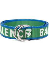 Balenciaga - D-ring Logo Belt - Lyst