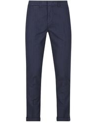 Fay - Pantaloni Con Motivo Pied-De-Poule - Lyst