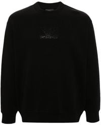 Emporio Armani - Logo-patch Cotton-blend Sweatshirt - Lyst
