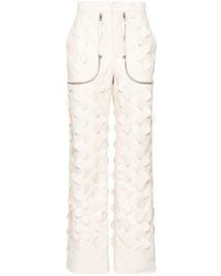 JUNTAE KIM - Laser-slashed Padded Trousers - Lyst