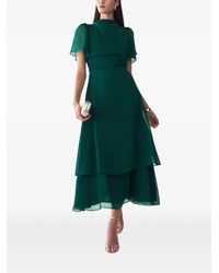 Willa - Crew-Neck Midi Dress - Lyst