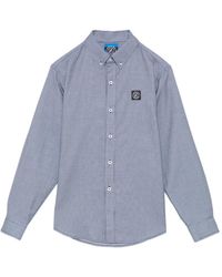 SPORT b. by agnès b. - Chemise À Carreaux Ornée D'Un Logo Patché - Lyst