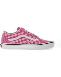 Vans - Checkerboard Old Skool Sneakers - Lyst