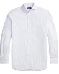 Ralph Lauren - Tattersall Check-Pattern Long-Sleeve Shirt - Lyst
