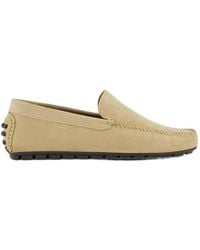 Atelier Verdi - Suede Pebbled-Sole Loafers - Lyst