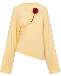 SEEN USERS - Suspended Rose Asymmetric T-Shirt - Lyst