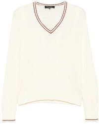 Loro Piana - Augusta Cable-Knit V-Neck Sweater - Lyst