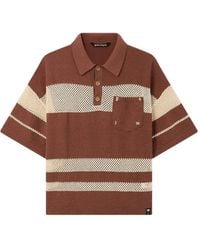 Palm Angels - Palm Type Loose-Knit Polo - Lyst
