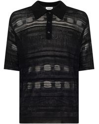 Laneus - Knitted Polo Shirt - Lyst