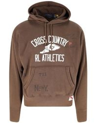 Polo Ralph Lauren - Graphic-Print Drawstring Hoodie - Lyst
