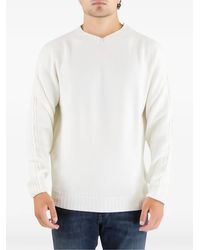 Dondup - Crew-Neck Ribbed-Trim Sweater - Lyst