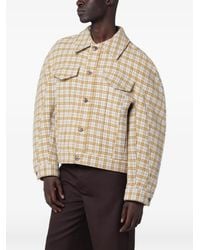 Séfr - Matthieu Checked Wool Shirt Jacket - Lyst