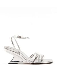 Souliers Martinez - Eden Buckle-Strap Wedge Sandals - Lyst