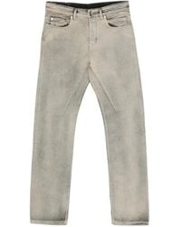 Rick Owens - Fog Cut Faded-Effect Jeans - Lyst