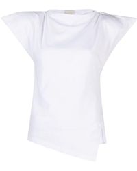 Isabel Marant - T-shirt asymétrique Sebani à design matelassé - Lyst