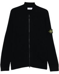 Stone Island - Wool Cardigan - Lyst