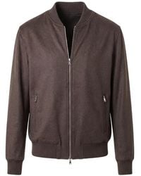 Arte' - Cashmere Bomber Jacket - Lyst