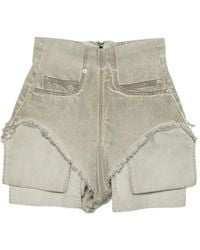 Rick Owens - Frayed Shorts - Lyst