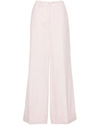 P.A.R.O.S.H. - Mid Waist Straight Broek - Lyst