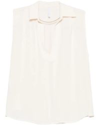 Imperial - Sleeveless V-Neck Top - Lyst