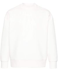 Neil Barrett - Scuba-jersey Sweater Met Bliksemflitsprint - Lyst