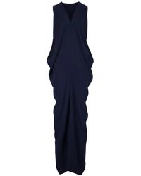Zero + Maria Cornejo - Draped Maxi Dress - Lyst