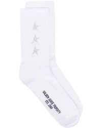 Golden Goose - Ribbed Star-Print Socks - Lyst