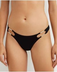 Beach Bunny - Evie Crystal-Embellished Bikini Bottoms - Lyst
