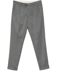 GTA - Pantalon Luca Plissé À Ourlets À Revers - Lyst